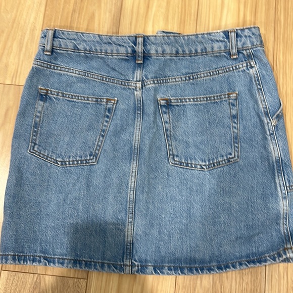 Button fly jean skirt - Picture 2 of 3